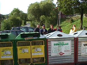 Container "auf der Strasse"